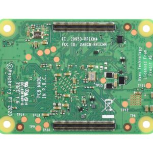 Raspberry Pi Compute Module 4, Options for RAM / EMMC / Wireless, Black, (CM4101016)