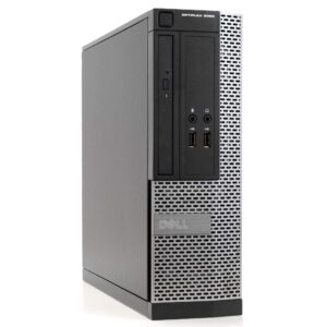 Dell Optiplex 3020 Small Desktop Computer (SFF) | Quad Core Intel i5 (3.20GHz) | 8GB DDR3 RAM | 500GB HDD Hard Disk Drive | Windows 10 Pro | RGB Mouse + Keyboard (Renewed)