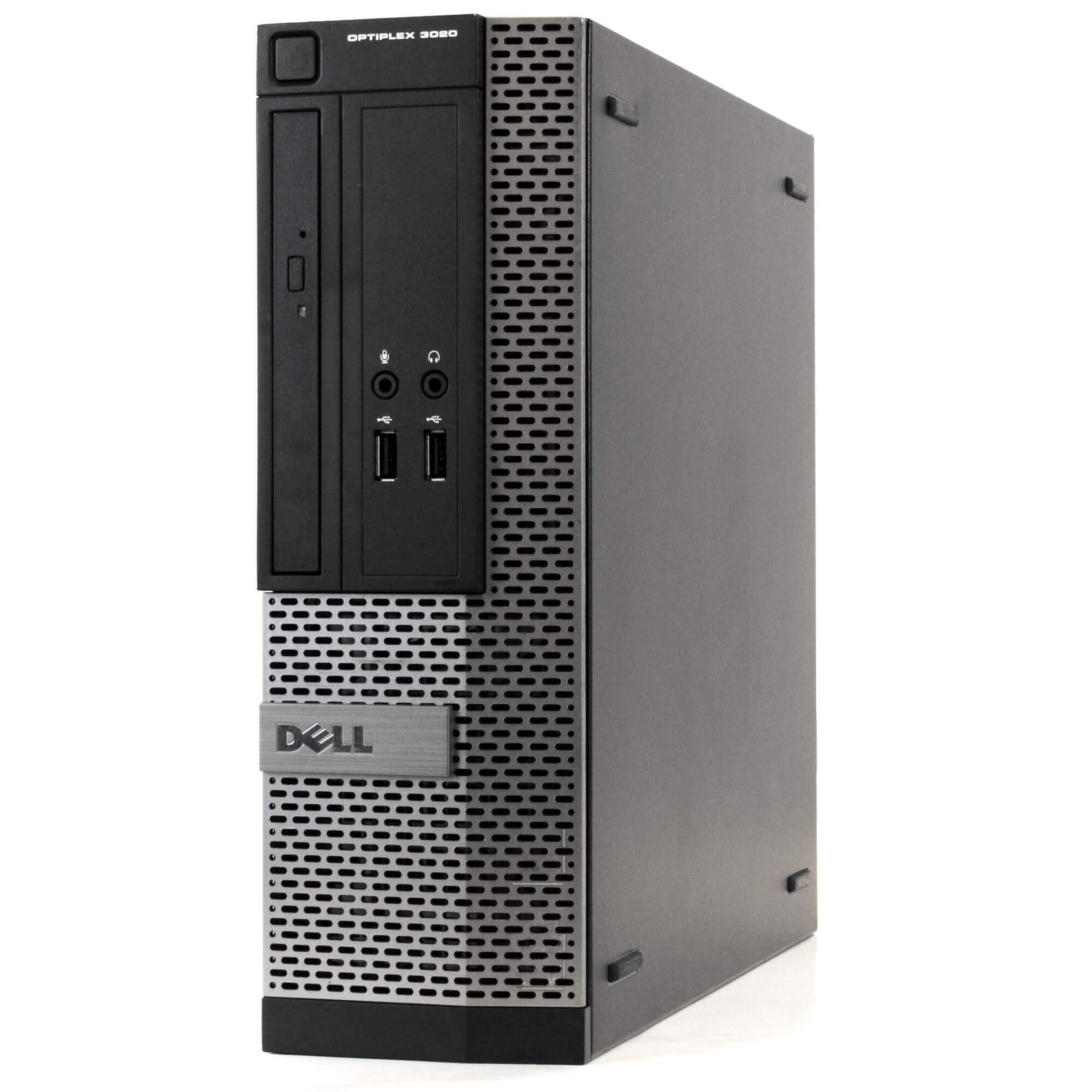 Dell Optiplex 3020 Small Desktop Computer (SFF) | Quad Core Intel i5 (3.20GHz) | 8GB DDR3 RAM | 500GB HDD Hard Disk Drive | Windows 10 Pro | RGB Mouse + Keyboard (Renewed)