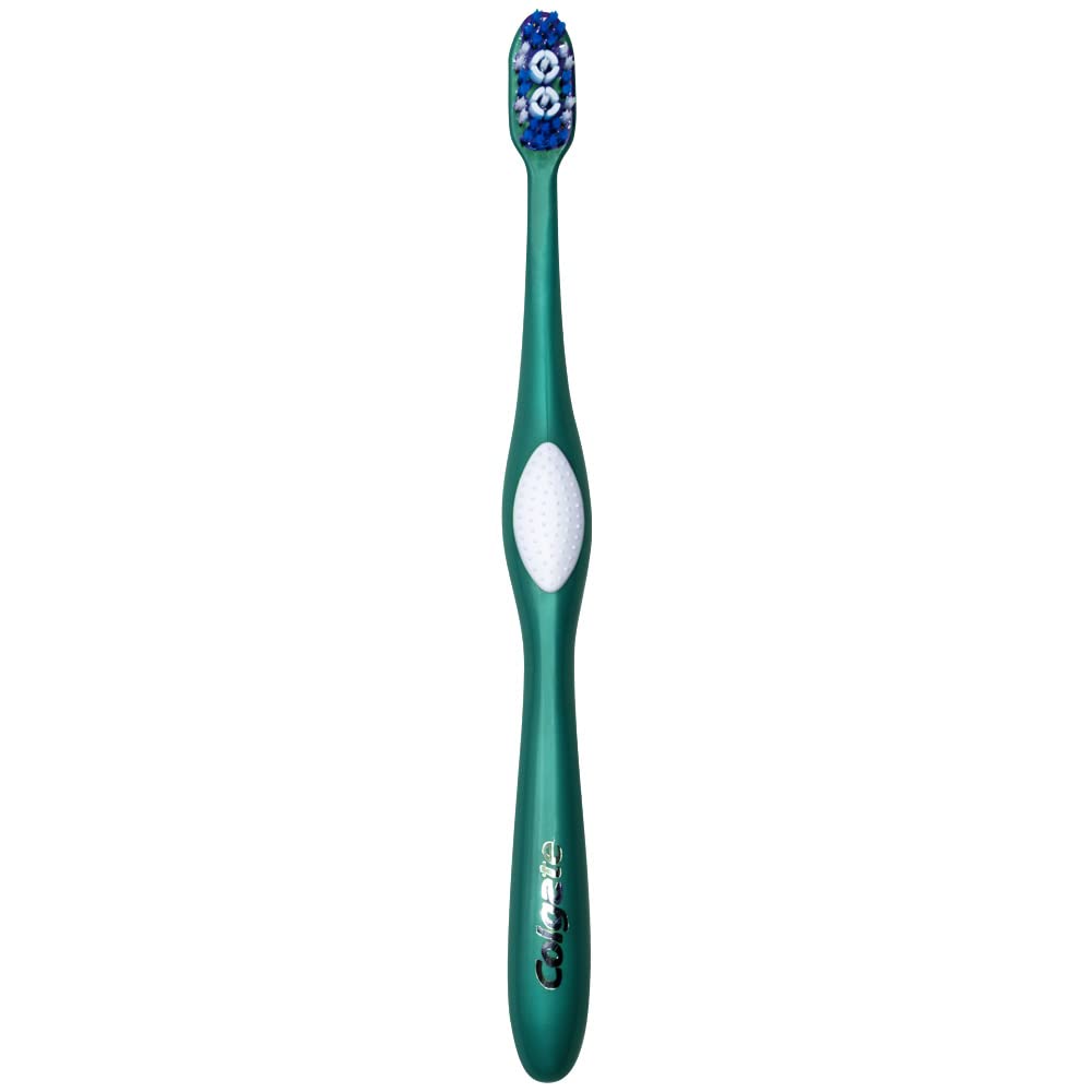 Colgate 360 Whole Mouth Clean Toothbrush, Ultra Compact Head, Soft (Colors Vary) - Pack of 3