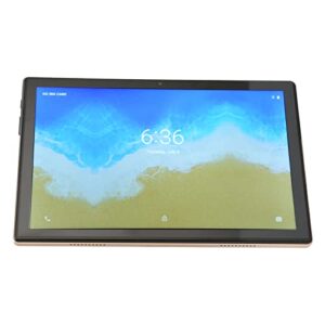 10.1in tablet pc,fhd screen android tablet,octa core chip 4g ram 128g rom tablet, dual sim dual standby 7000mah battery tablet,tablet with dual speakers(gold)