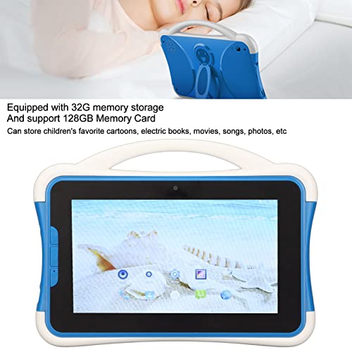 Toddler Tablet, Child Learning Tablet 1GB Plus 32GB 7 Inch 100240V Support 3G Network for Girls for Boys US Plug