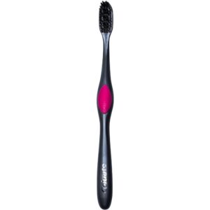 Colgate 360 Charcoal Infused Toothbrush, Floss-Tip Bristles, Soft (Colors Vary) - 1 Count