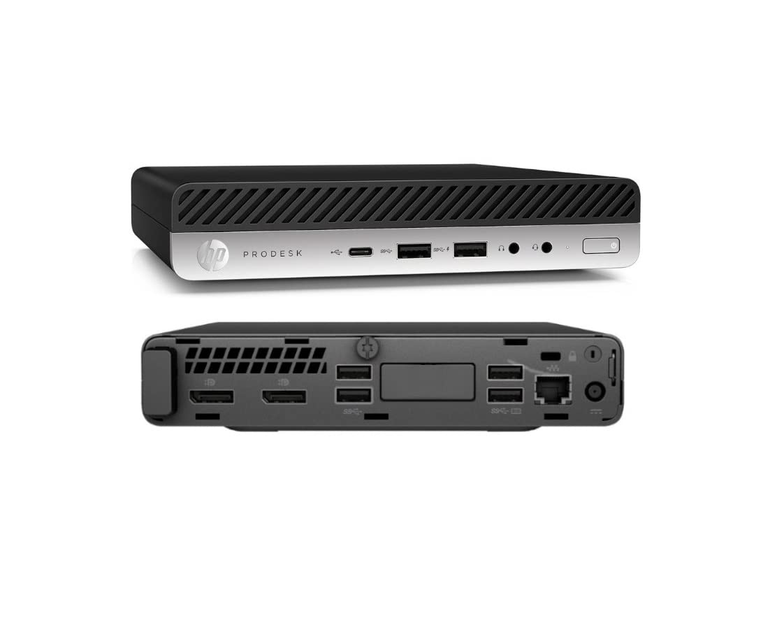 HP ProDesk 600 G5 Mini | 16GB RAM | 512GB SSD | Intel Core i5-9500T 2.20GHz (6-Core) | Windows 10 Pro | Black (Renewed)