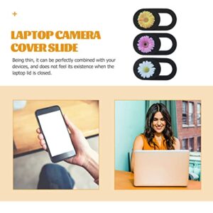 Gatuida 3pcs Camera Privacy Cover Camera Protector Cover Webcam Privacy Lens Protectors Camera Cover Laptop Cubicle Accessories Phone Camera Protector Safety Mask Anti Peeping Abs Slider