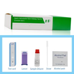 ERTF 2 Test Helicobacter Pylori Detection at Home Detection kit Self-Test at Home, Results in 10-15 Minutes, no Need to go to The Laboratoryv