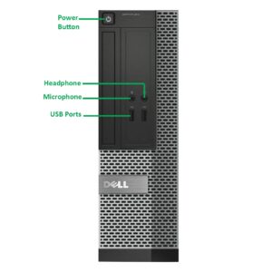 Dell OptiPlex SFF Computer Desktop PC Intel Core i5 3rd Gen Processor | 8GB Ram & 256GB SSD | WiFi & Bluetooth RGB Dual Speakers & Keyboard Mouse New LED 19 Inch Monitor Windows 10 Pro (Renewed)