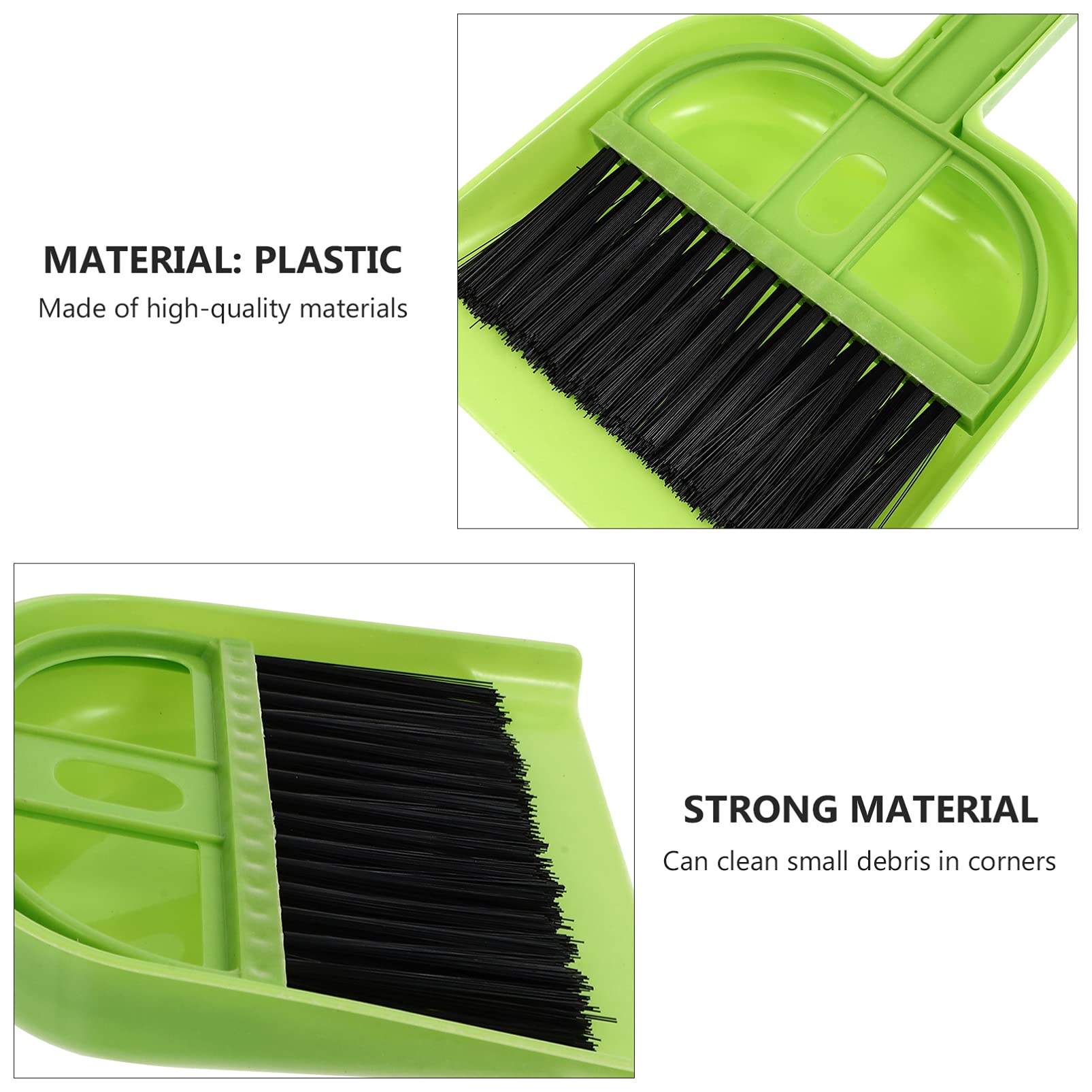 Healifty 18 Sets Dustpan Hand Broom and Shovel Small Broom Dustpan Set and Broom Dustpan Set and Brush Set