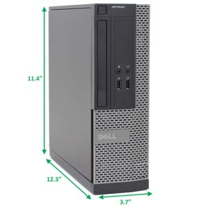 Dell OptiPlex SFF Computer Desktop PC Intel Core i5 3rd Gen Processor | 8GB Ram & 256GB SSD | WiFi & Bluetooth RGB Dual Speakers & Keyboard Mouse New LED 19 Inch Monitor Windows 10 Pro (Renewed)