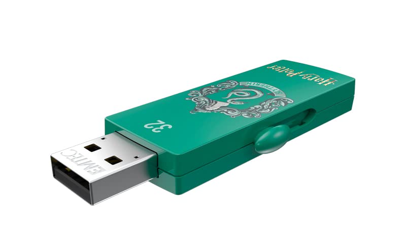 EMTEC Harry Potter M730 USB 2.0 Flash Drive - 32GB-Slytherin & Hogwarts Duo Pack (ECMMD32GM730HP02P2)