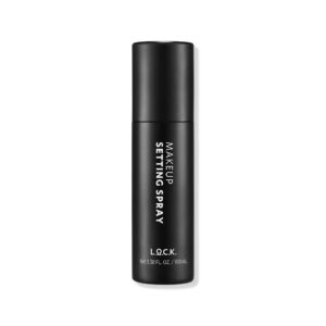 l.o.c.k. makeup setting spray – makeup fixing sealer spray mist lightweight finish spray long lasting smooth natural finishing spray oily skin hydrating face spray. 100ml 3.38 fl oz clear