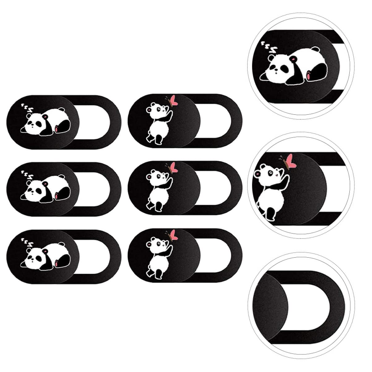 Mobestech 6pcs Cover Webcam Slide Cover Laptop Webcam Cover Webcam Privacy Computer Webcam Cover Adhesive Webcam Tablet Slide Web Slide