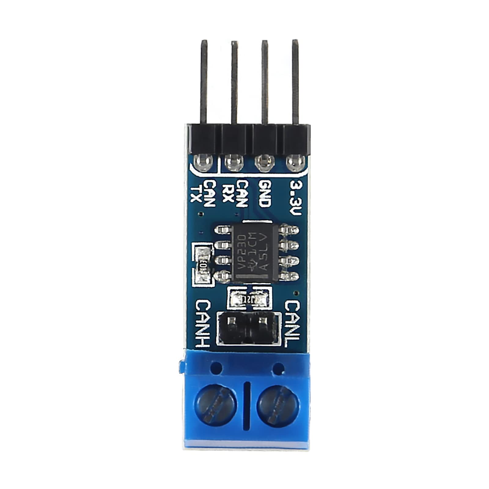 Alinan 4pcs SN65HVD230 3.3V CAN Board Connecting MCUs to CAN Network Features ESD Protection Communication Evaluation Development Board Compatible with PCA82C250 Module