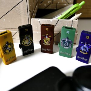 EMTEC Harry Potter M730 USB 2.0 Flash Drive - 32GB-Slytherin & Hogwarts Duo Pack (ECMMD32GM730HP02P2)