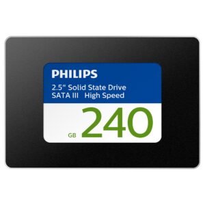 PHILIPS 240GB 2.5” SATA III Internal SSD, Solid State Drive, Up to 550MB/s Read