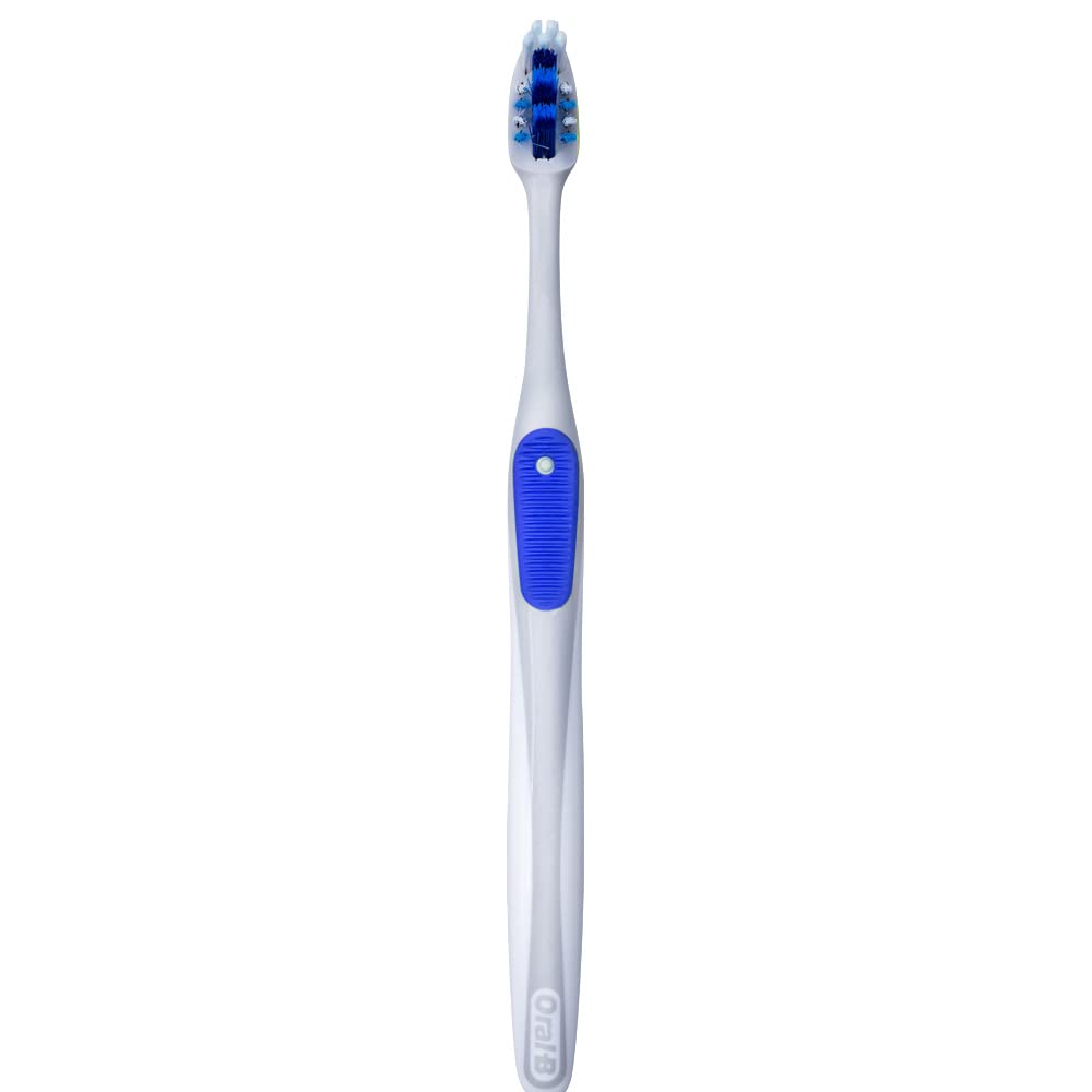 Oral-B CrossAction Compact Toothbrush, 23 Soft (Colors Vary) - Pack of 3