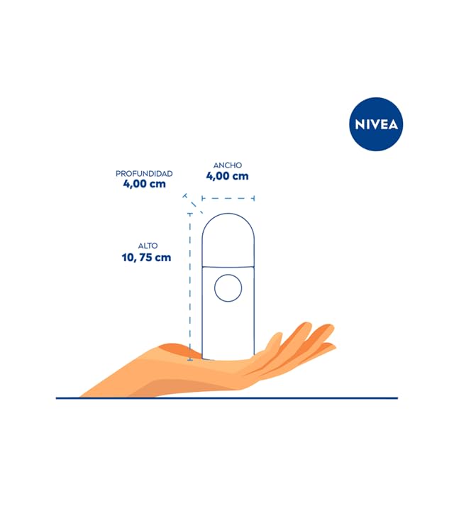 Nivea Deodorant Whitening Pack of 4 Aclarado Natural 50 milliliters 1.7 Fl Oz, 50.0 milliliters