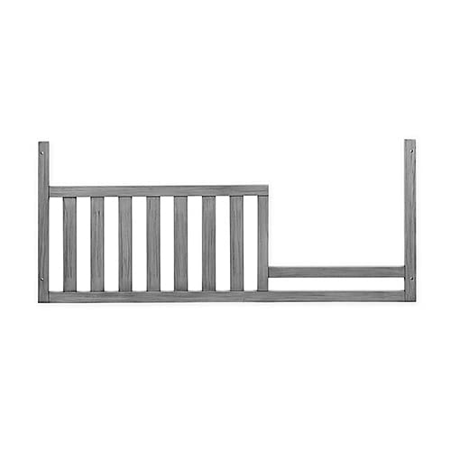 CC KITS Toddler Bed Safety Guard Rail Compatible with Oxford Baby, Soho Baby, Ozlo Baby & Avalon Baby Cribs (Brushed Grey, Option 1)