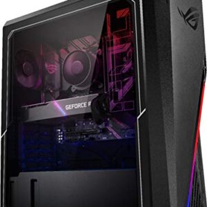 Asus ROG Strix G15 Gaming Desktop, Intel 11th Generation Core i7-11700KF Processor, NVIDIA GeForce RTX 3080 10GB GDDR6, HDMI, WiFi, Windows 10, Black (32GB RAM | 512GB SSD + 2TB HDD)