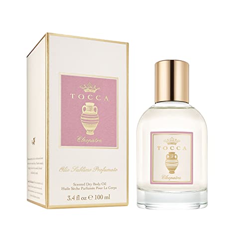 Tocca Dry Body Oil (100 ml) and Eau de Parfum (20 ml) in Cleopatra - Warm Floral, Grapefruit, Jasmine, Vanilla Musk