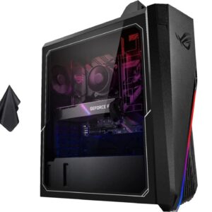 Asus ROG Strix G15 Gaming Desktop, Intel 11th Generation Core i7-11700KF Processor, NVIDIA GeForce RTX 3080 10GB GDDR6, HDMI, WiFi, Windows 10, Black (64GB RAM | 2TB SSD + HDD)