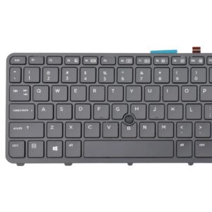 SUNMALL Replacement Keyboard Compatible with HP ZBook 15 G1 G2 17 G1 G2 Series PK130TK1A00 SK7123BL MP-12P23USJ698W PK130TK2A00 733688-001 with Pointer and Backlight