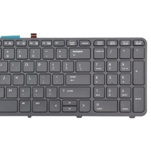 SUNMALL Replacement Keyboard Compatible with HP ZBook 15 G1 G2 17 G1 G2 Series PK130TK1A00 SK7123BL MP-12P23USJ698W PK130TK2A00 733688-001 with Pointer and Backlight