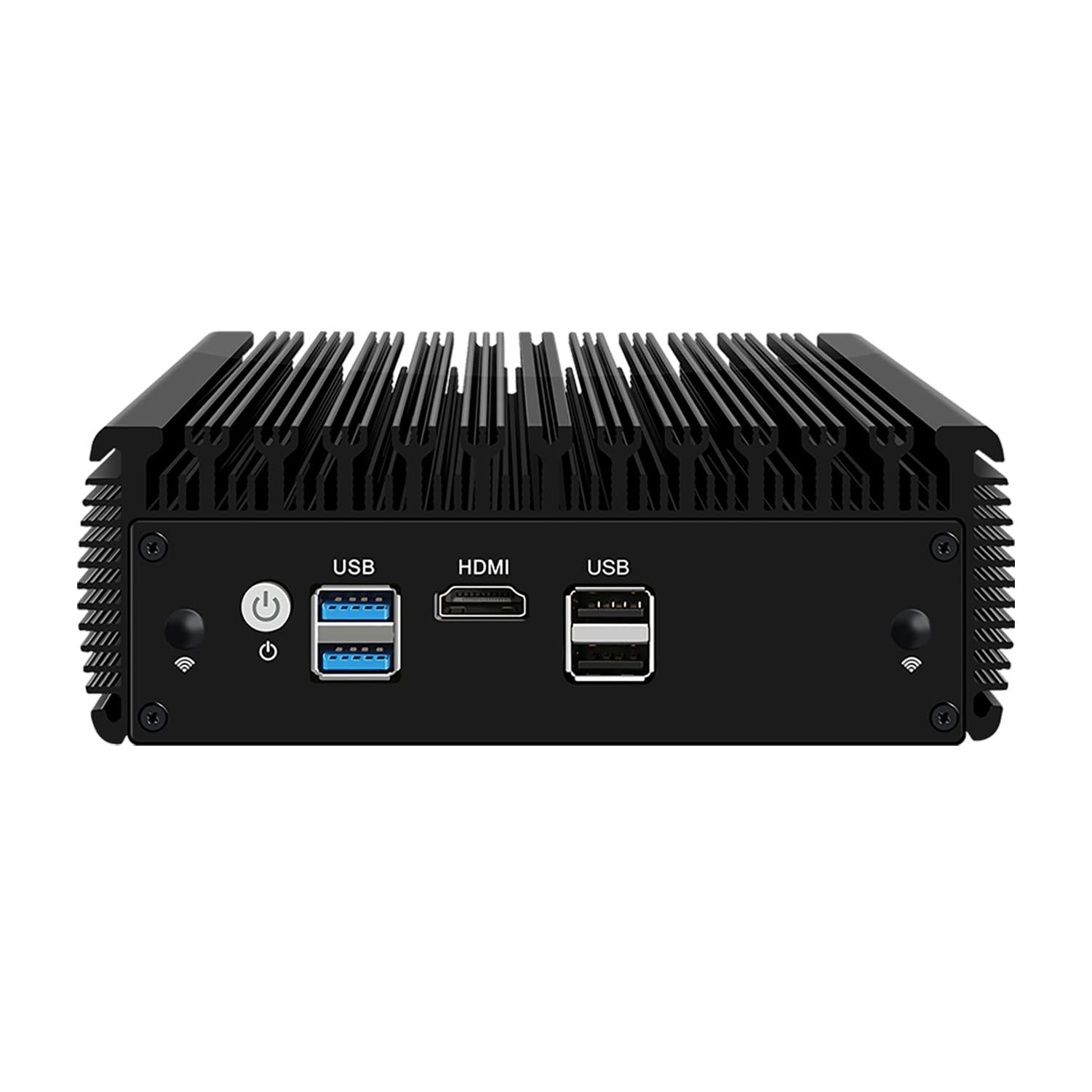 Micro Firewall Appliance, Mini PC, VPN, Router PC, Intel Celeron N5105, HUNSN RJ02k, AES-NI, 4 x Intel 2.5GbE I225-V B3 LAN, Barebone, NO RAM, NO Storage, NO System