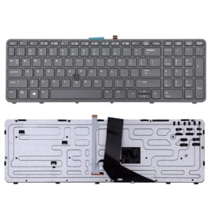 sunmall replacement keyboard compatible with hp zbook 15 g1 g2 17 g1 g2 series pk130tk1a00 sk7123bl mp-12p23usj698w pk130tk2a00 733688-001 with pointer and backlight