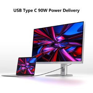 INNOCN 32" Mini LED 4K UHD 3840 x 2160 Computer Gaming Monitor 144Hz 1ms IPS HDR1000 HDMI 2.1 Monitor, 99% DCI-P3, USB Type-C Connectivity, Pivot/Height Adjustable Stand - 32M2V