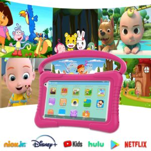 CUPEISI Kids Tablet 7 inch Tablet for Kids WiFi Kids Tablets 32G Android 11 Dual Camera Educational Games Parental Control, Toddler Tablet with Kids Software Pre-Installed Kid-Proof YouTube Netflix