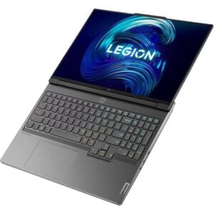 Lenovo Legion 7 16IAX7 82TD0008US 16" Gaming Notebook - WQXGA - 2560 x 1600 - Intel Core i9 12th Gen i9-12900HX Hexadeca-core (16 Core) 2.30 GHz - 32 GB Total RAM - 2 TB SSD - Storm Gray, Black