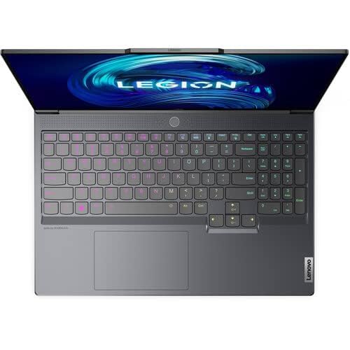 Lenovo Legion 7 16IAX7 82TD0008US 16" Gaming Notebook - WQXGA - 2560 x 1600 - Intel Core i9 12th Gen i9-12900HX Hexadeca-core (16 Core) 2.30 GHz - 32 GB Total RAM - 2 TB SSD - Storm Gray, Black