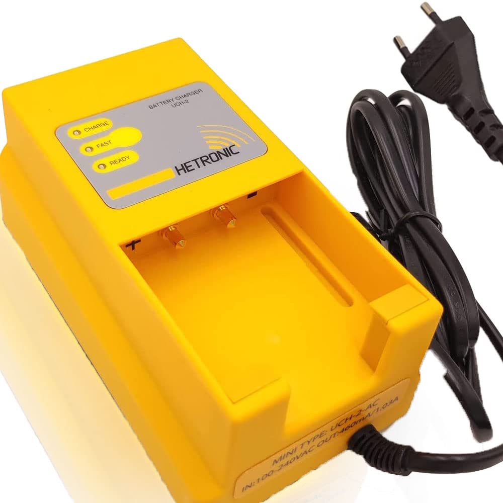 UCH-2 Battery Charger with 68300900 Rechargeable Battery for Hetronic UCH2 Input 90-270VAC Out 300/780mA for Hetronic 68300900 Battery Charger