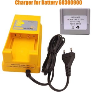 UCH-2 Battery Charger with 68300900 Rechargeable Battery for Hetronic UCH2 Input 90-270VAC Out 300/780mA for Hetronic 68300900 Battery Charger