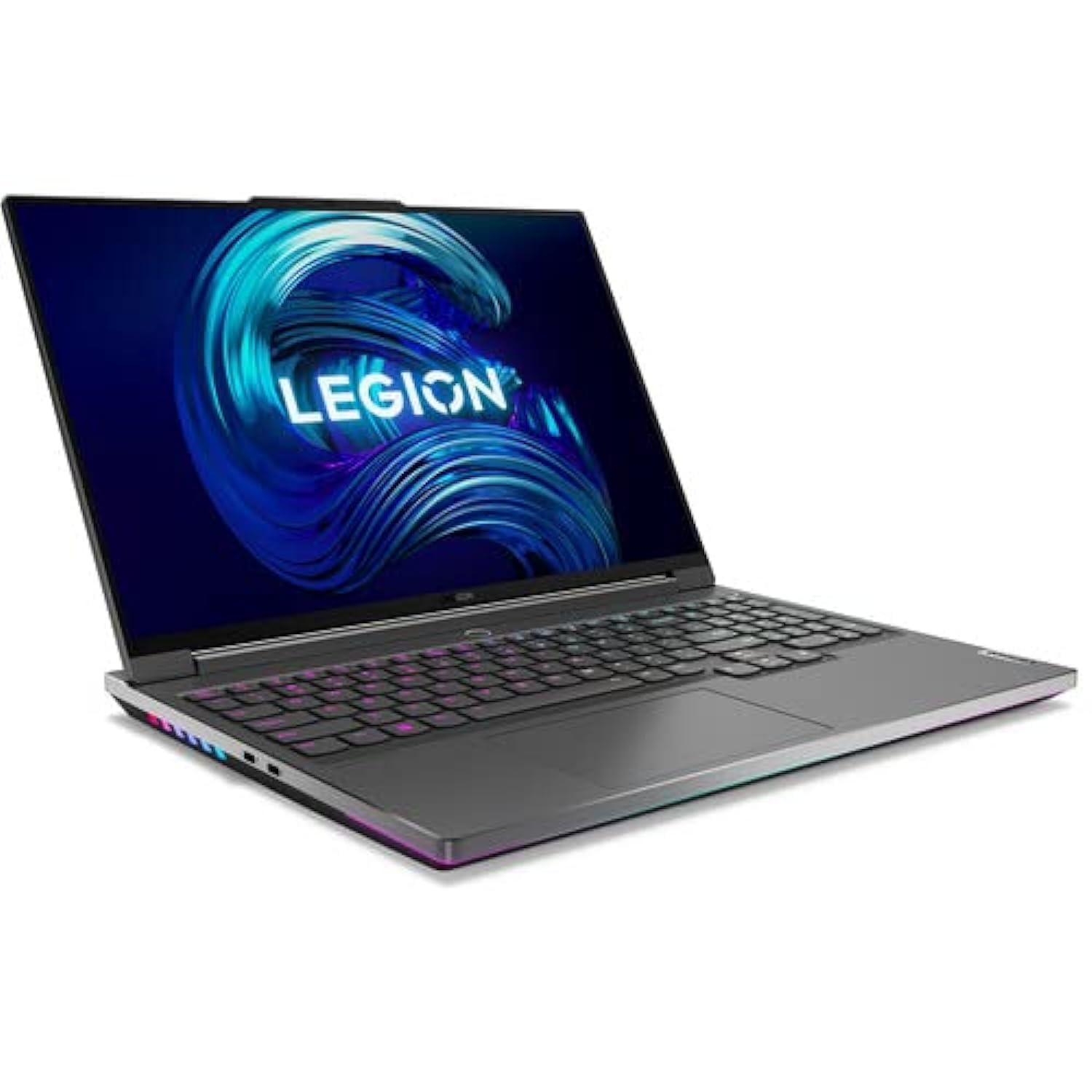 Lenovo Legion 7 16IAX7 82TD0008US 16" Gaming Notebook - WQXGA - 2560 x 1600 - Intel Core i9 12th Gen i9-12900HX Hexadeca-core (16 Core) 2.30 GHz - 32 GB Total RAM - 2 TB SSD - Storm Gray, Black