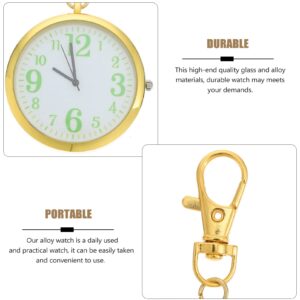 2pcs Pocket Watch Casual Watch Nurses Digital Watch Elderly Alloy Watch Nurses Watch Digital Watches for Watch Kid Watch Exam Form Large Dial Child Ordinary Glass Mirror