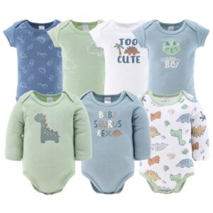 The Peanutshell Baby Layette Gift Set for Baby Boys - 23 Piece New Born Baby Boy Gift Set, Baby Clothes & Newborn Essentials Must Haves - Newborn Baby Boy Clothes 0-3 Months - Dinosaur