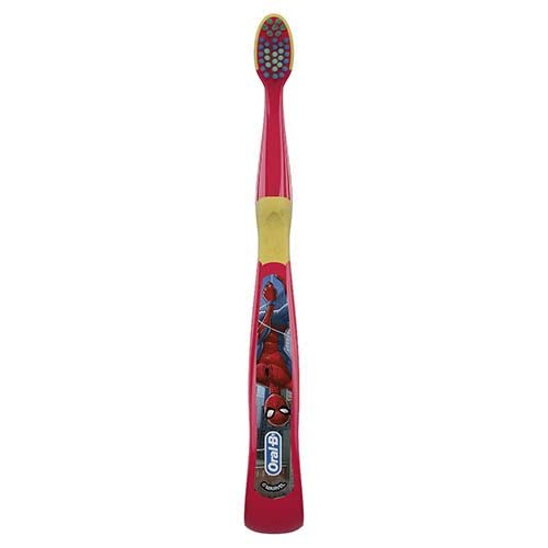 Colgate Marvel Spider-Man Toothbrush, 3+ YRS, Extra Soft (Colors & Characters Very) - Pack of 2