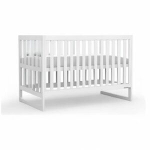 dadada Baby’s 3-in-1 Austin Convertible Crib - Newborn Essentials Baby Bed Fits Standard Crib Mattress - Adjustable Bed Base - White