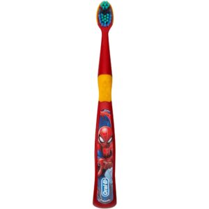 Colgate Marvel Spider-Man Toothbrush, 3+ YRS, Extra Soft (Colors & Characters Very) - Pack of 3