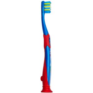 Colgate PJ Masks Toothbrush for Toddlers & Little Children with Suction Cup, Kids 2-5 Years Old, Extra Soft - 1 Count