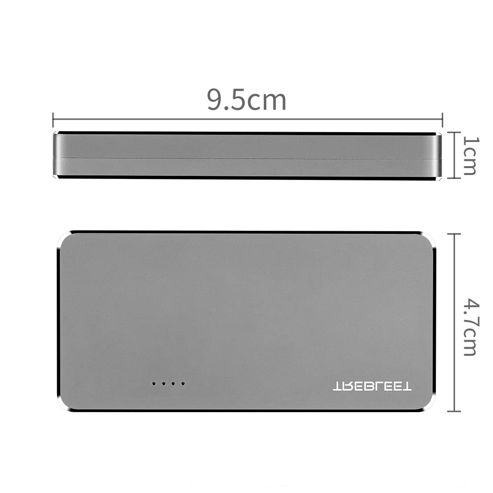 TREBLEET USB4 SSD Enclosure Compatible with Thunderbolt 3, Thunderbolt 4, 40Gbps to NVME M.2 2280 Hard Drive Case,Compatible with New M1 CPU