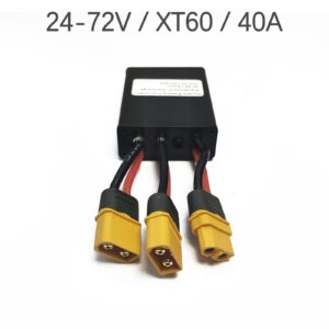 Copgge 40A 72V Dual Battery Parallel Connector XT60 Parallel Battery Converter for Increase The Capacity by Connecting Two Batteries in Parallel Equalization Module