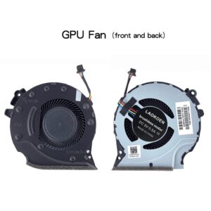 New Replacement Cooling Fans for HP 15-cx Series TPN-C133 15-cx2013TX 15-cx0064TX 15-cx0071TX cx0214TX 15-cx0067tx cx0074tx Laptop FKK9 DFS501105PR0T L20335-001 FKKA DFS481305MC0T L20334-001