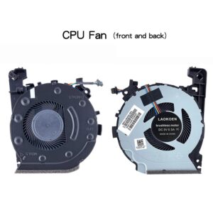 New Replacement Cooling Fans for HP 15-cx Series TPN-C133 15-cx2013TX 15-cx0064TX 15-cx0071TX cx0214TX 15-cx0067tx cx0074tx Laptop FKK9 DFS501105PR0T L20335-001 FKKA DFS481305MC0T L20334-001