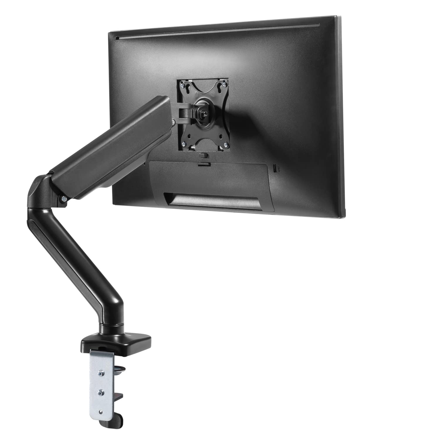 Stellar Mounts Spring LCD Monitor Arm with USB and Multimedia Ports for: Acer SB220Q bi 21.5 Inches Full HD (1920 x 1080) IPS Ultra-Thin Zero Frame Monitor (HDMI & VGA Port), Black