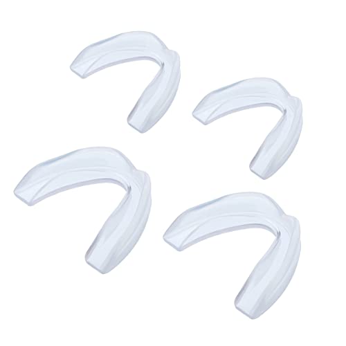 Mouth Guard for Grinding Teeth, Dental Guard, 2 Sizes 4 Pieces, Stops Bruxism Night Guard, Clenching Mouthguard