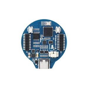 Coolwell RP2040 MCU Board with 1.28inch LCD,Round Shape, Accelerometer and Gyroscope Sensor,30 × Multi-Function GPIO Pins