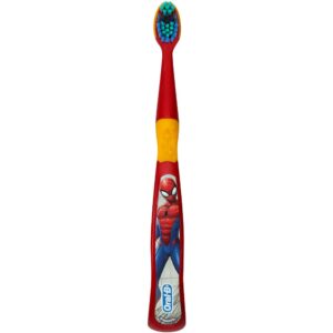 Colgate Marvel Spider-Man Toothbrush, 3+ YRS, Extra Soft (Colors & Characters Very) - Pack of 6